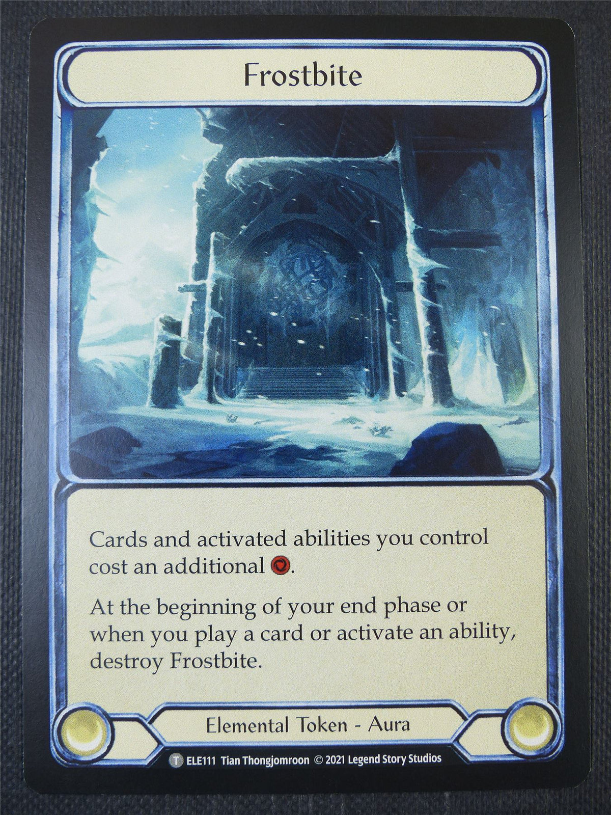 Oldhim / Frostbite - Tales of Aria 1st ed - Flesh and Blood Card #65S