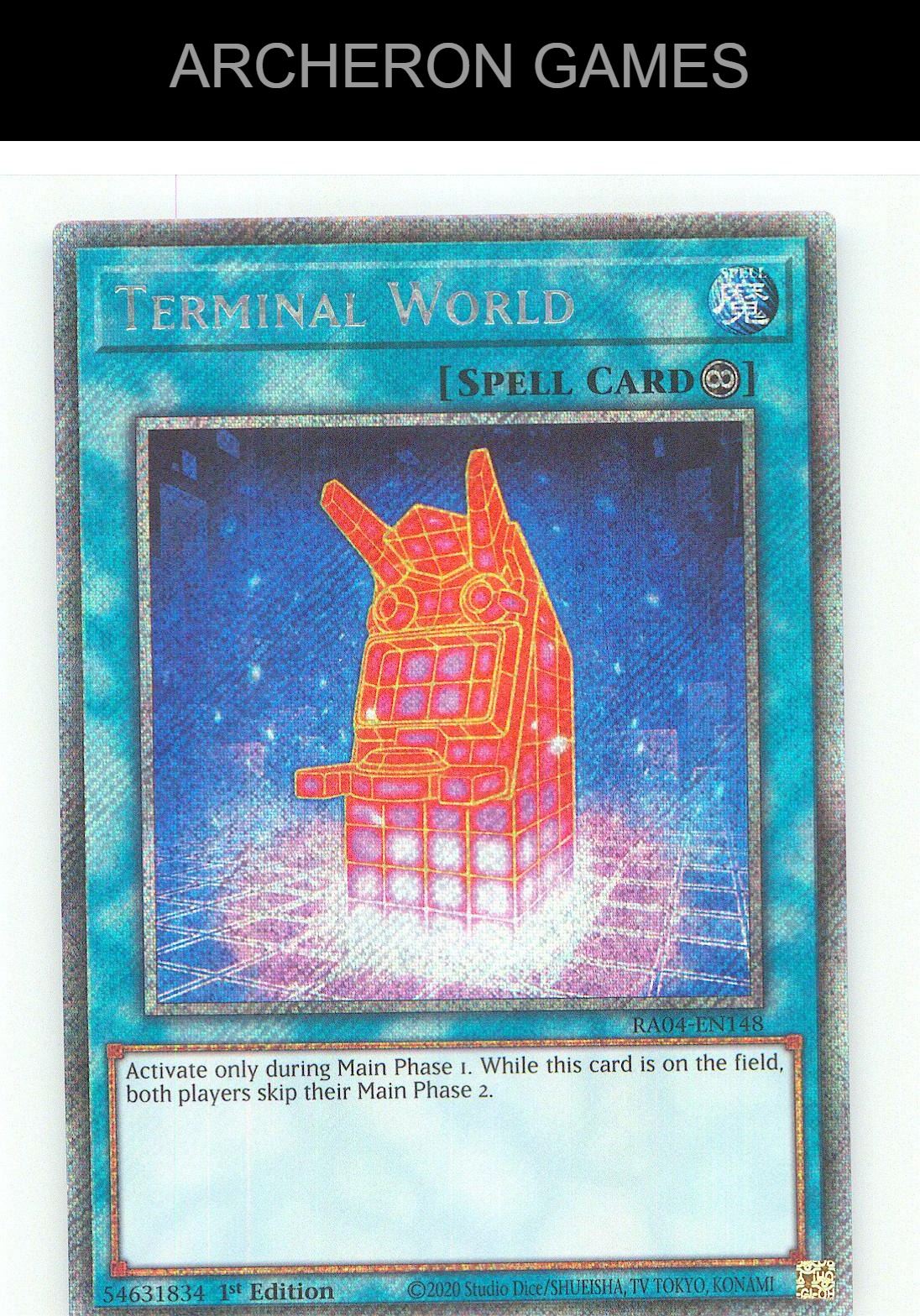 Terminal World (Platinum Secret Rare) YUGIOH Card 1st Edition