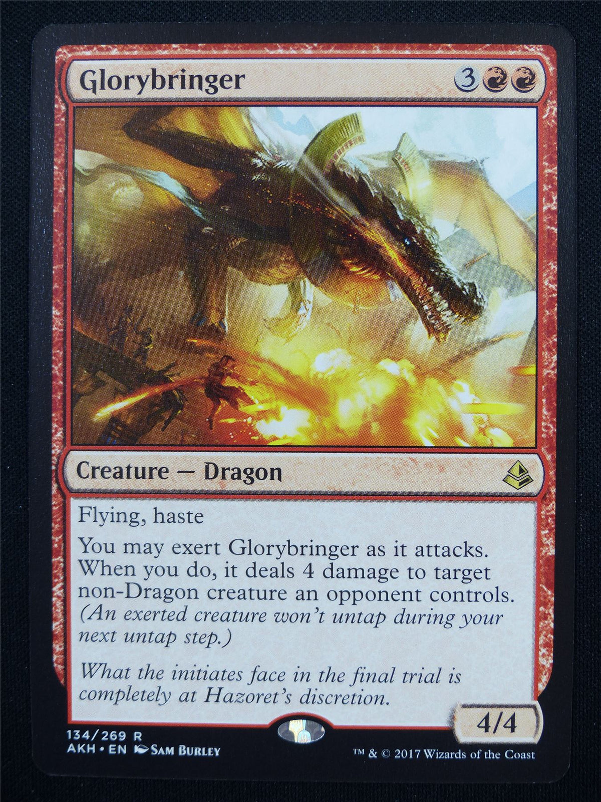 Glorybringer - AKH - Mtg Card #33K
