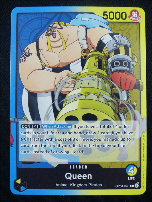 Queen OP04-040 L - One Piece Card #1W3