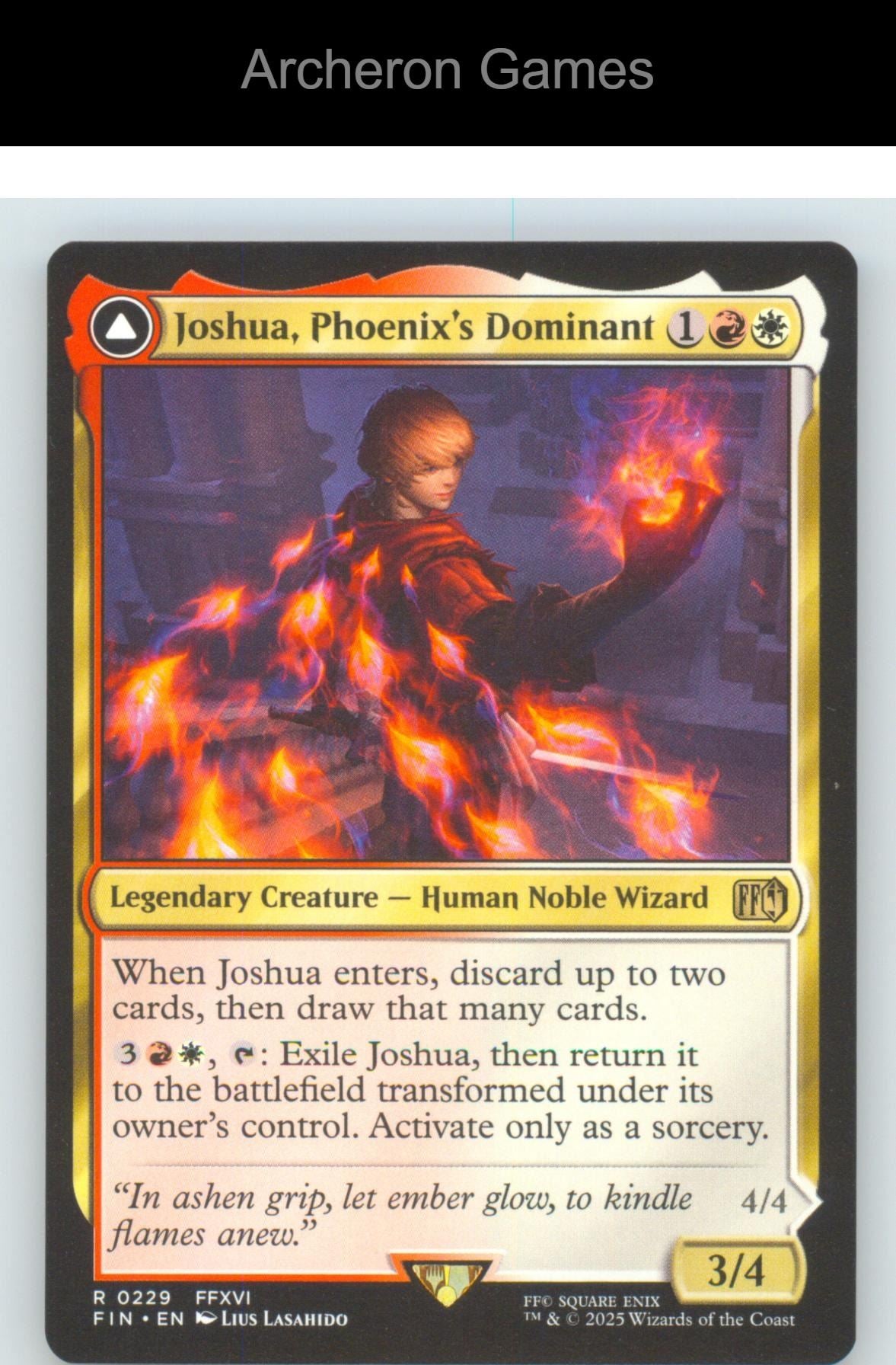 Joshua, Phoenix's Dominant FIN 229 R MTG Card NM/EX+