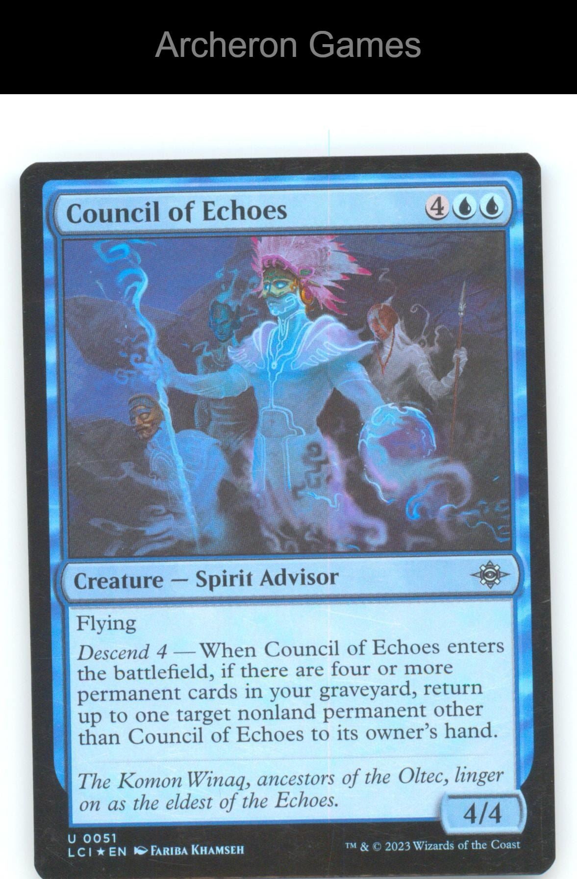 Council of Echoes LCI 51 UC MTG Card The Lost Caverns of Ixalan Foil
