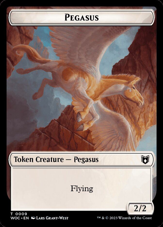 Pegasus - Wilds of Eldraine Commander Tokens twoc