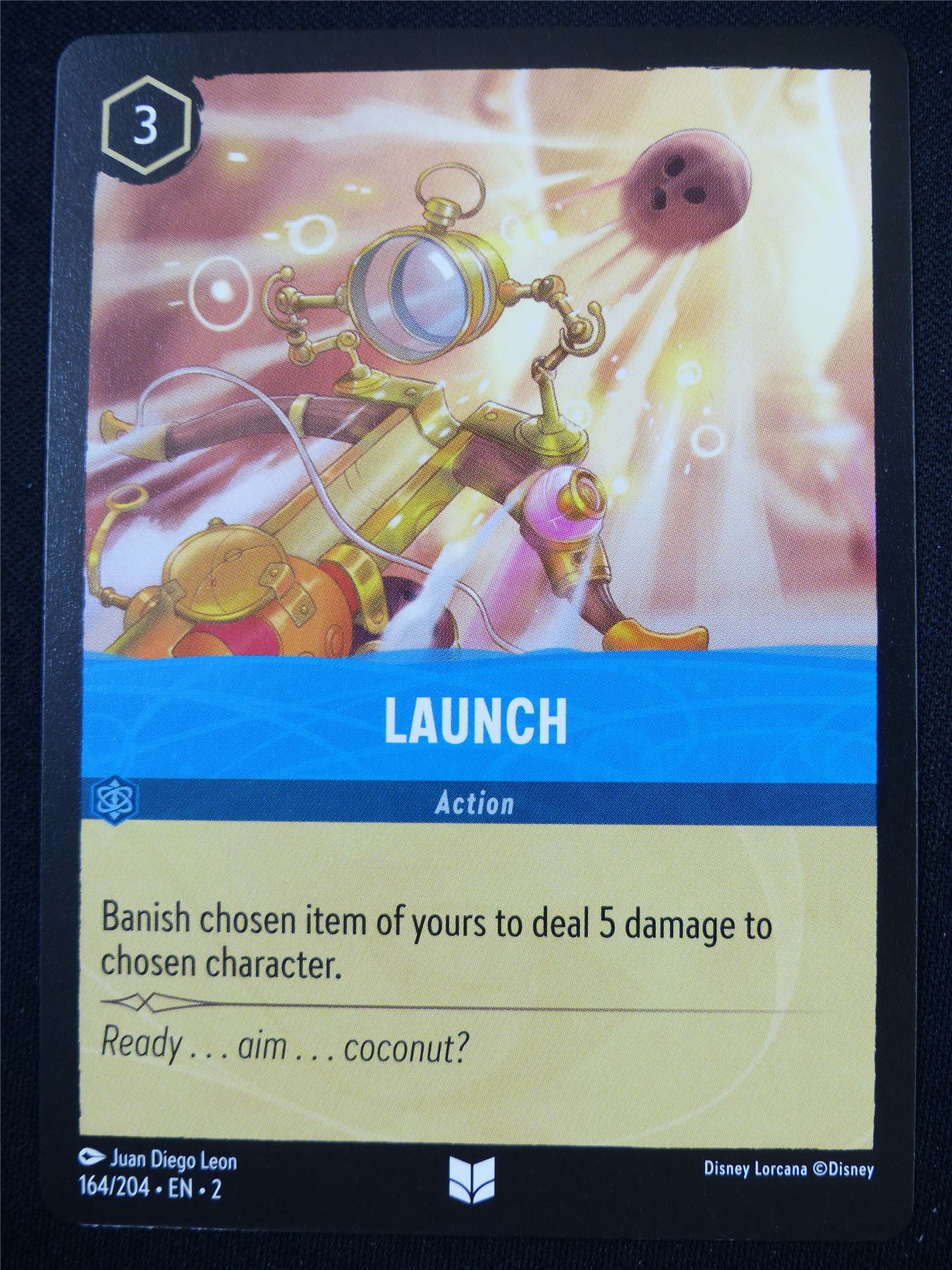 Launch 164/204 - Lorcana Card #4PF Archeron Launch 164/204 - Lorcana Card #4PF Archeron