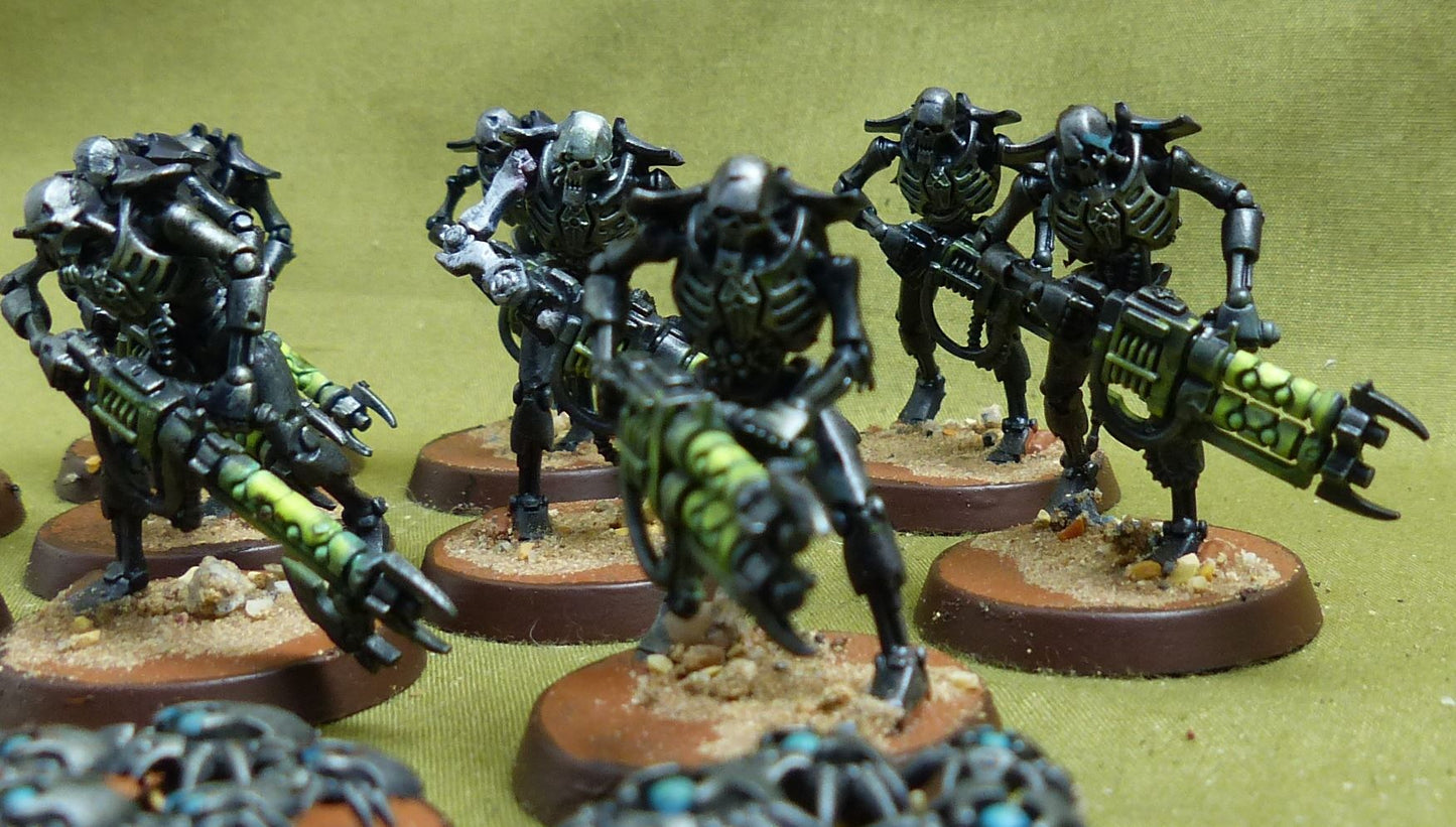 Necron Warriors painted - Necrons - Warhammer 40K #409