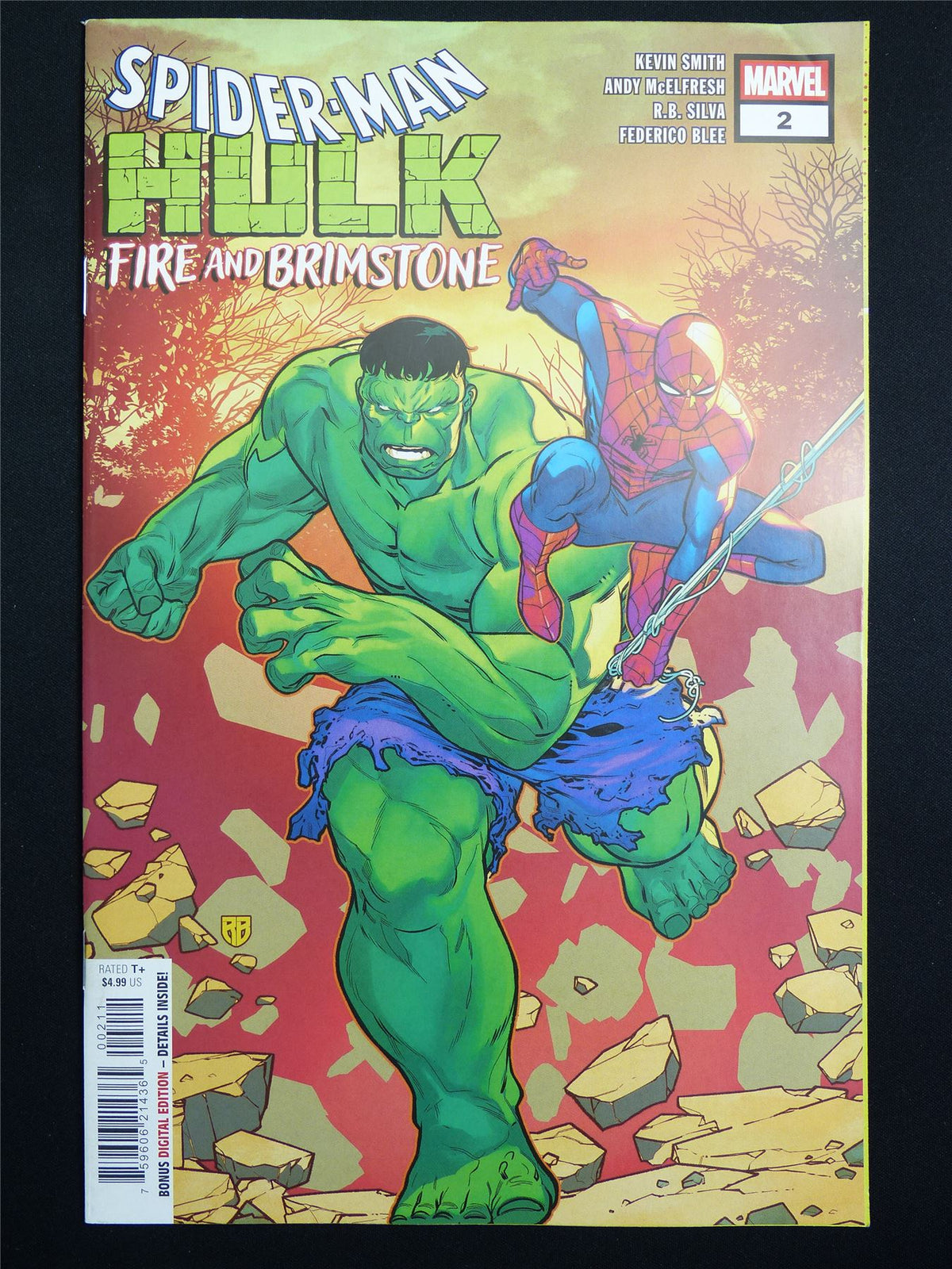 SPIDER-MAN Hulk: Fire and Brimstone #2 Cvr A - Marvel Comic #4OY