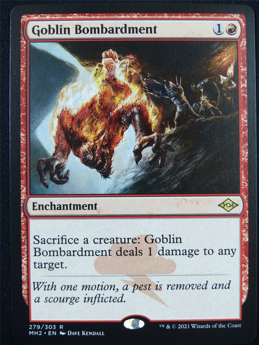 Goblin Bombardment - MH2 - Mtg Card #22C
