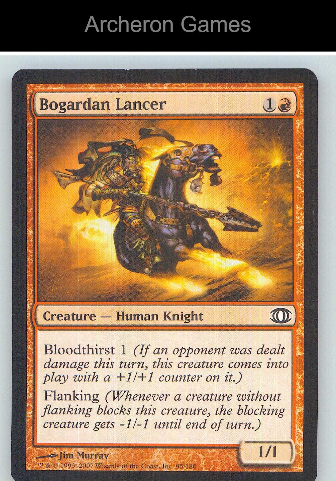 Bogardan Lancer FUT 95 C MTG Card NM/EX+
