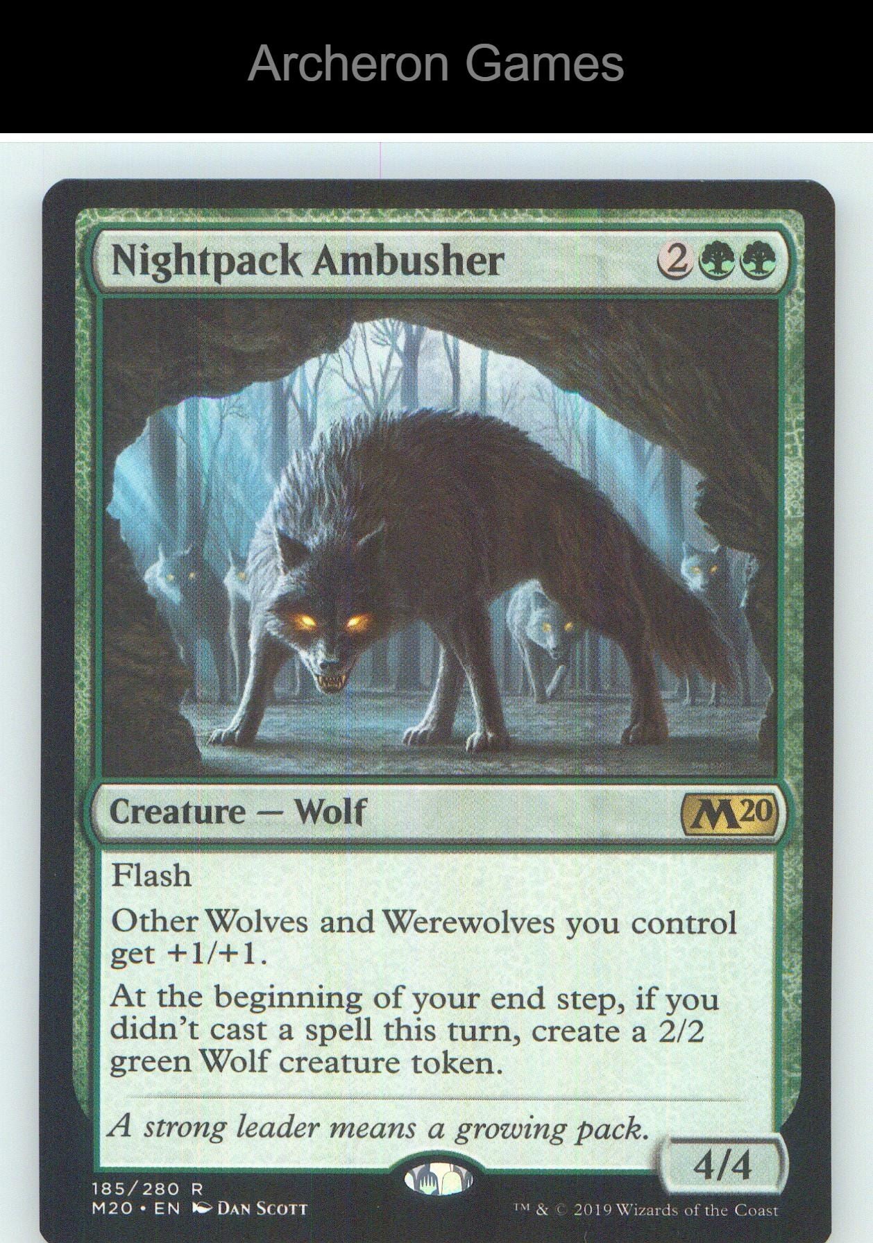 Nightpack Ambusher M20 185 R MTG Card NM/EX+