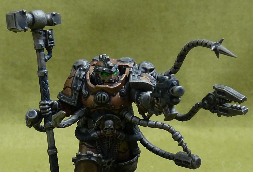 Legion Praetor with upgrades painted - Iron Hands - Warhammer Horus Heresy #2MB