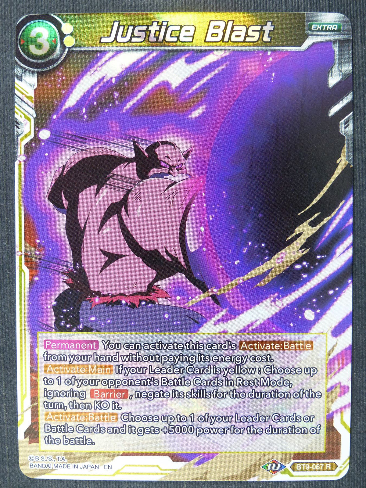 Justice Blast R - Dragon Ball Super Cards #460