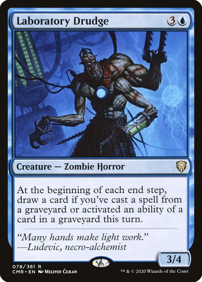 Mtg: CMR : Laboratory Drudge - - NM