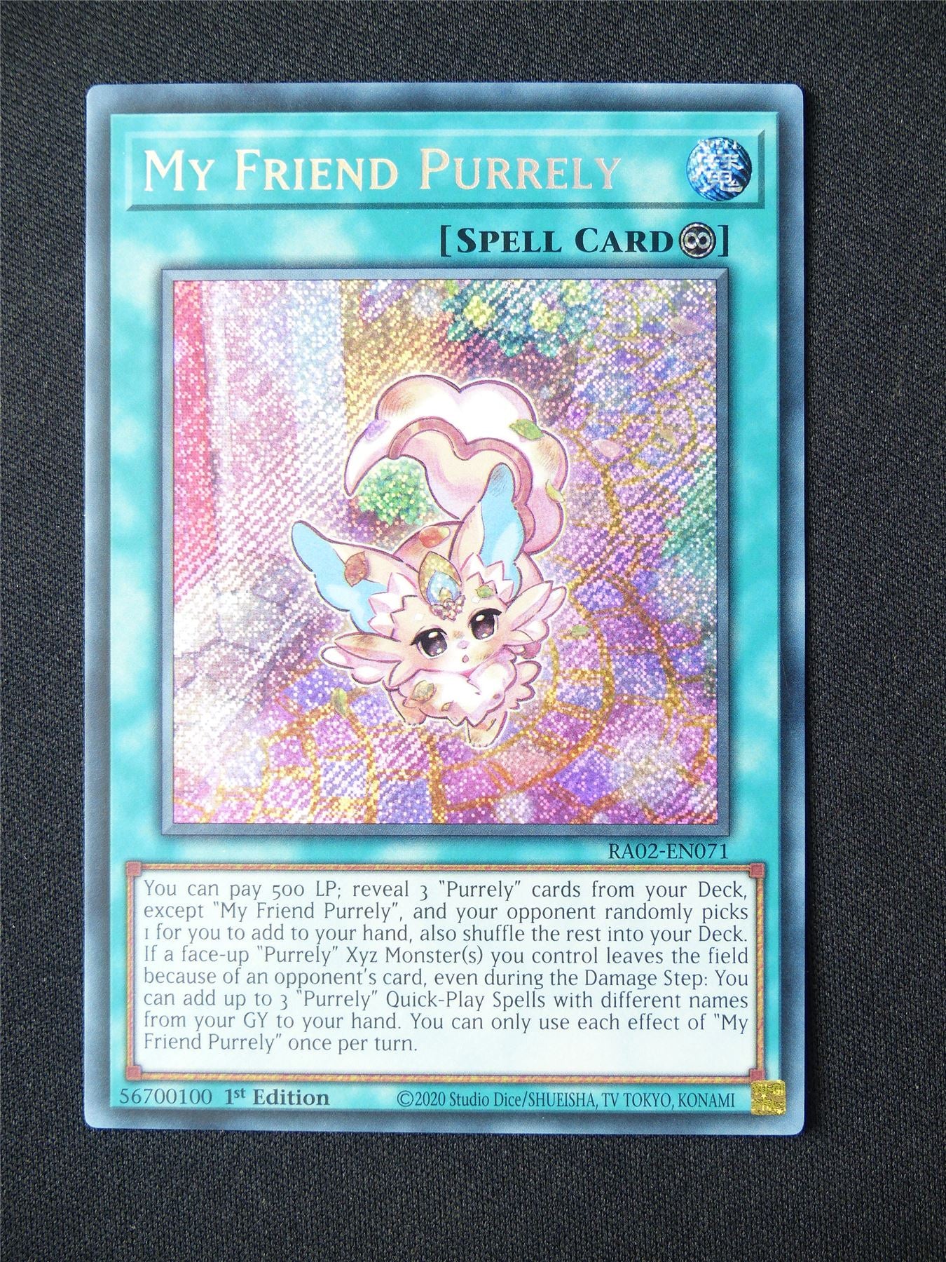 My Friend Purrely RA02 Secret Rare - 1st ed Yugioh Card #6HF