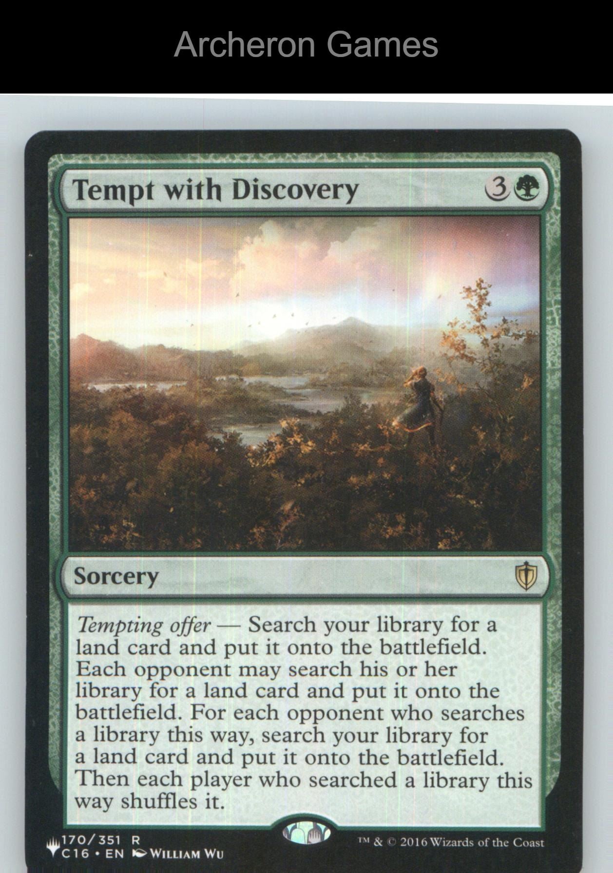 Tempt with Discovery C16 170 R MTG Card NM/EX+