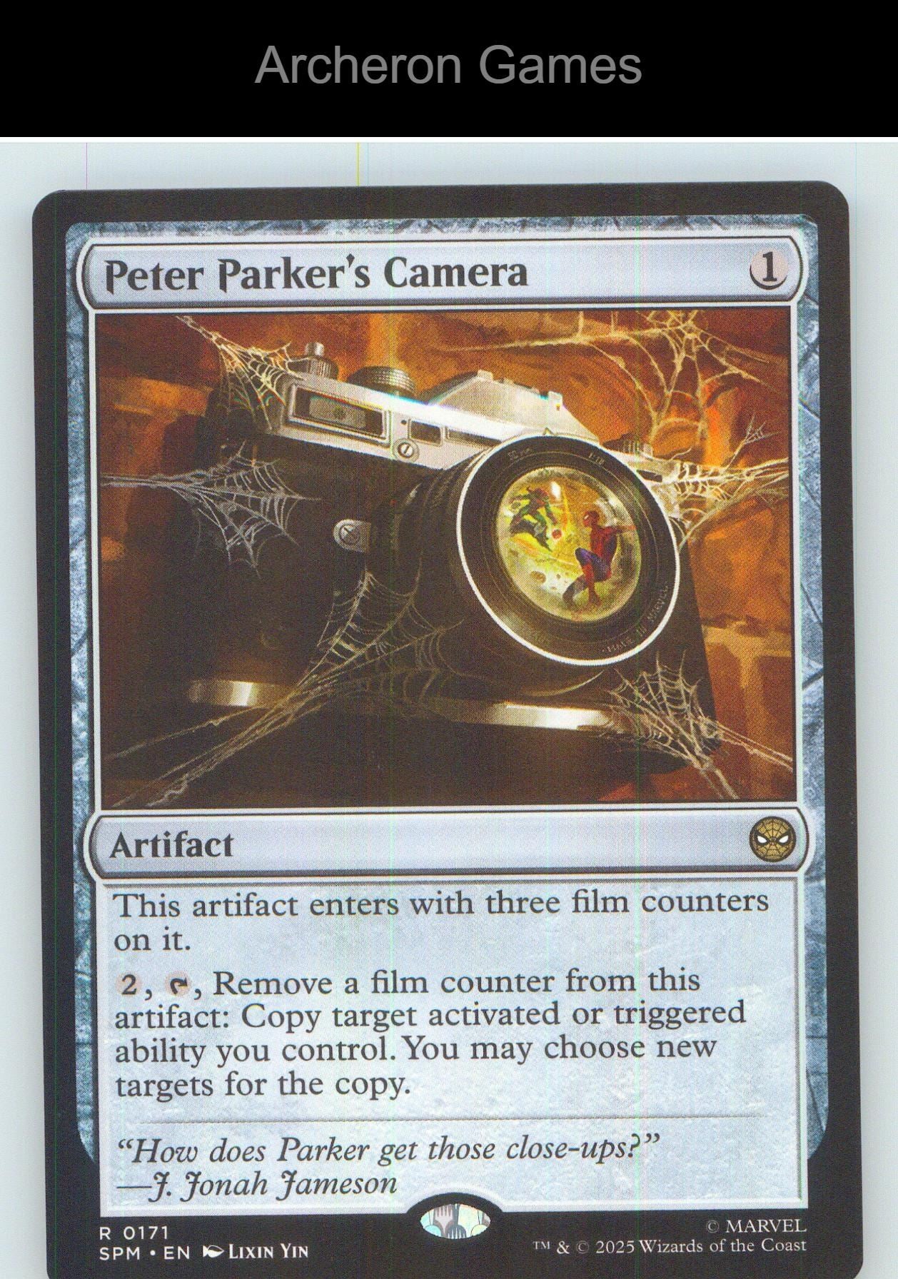 Peter Parker's Camera SPM 171 R MTG Card NM/EX+