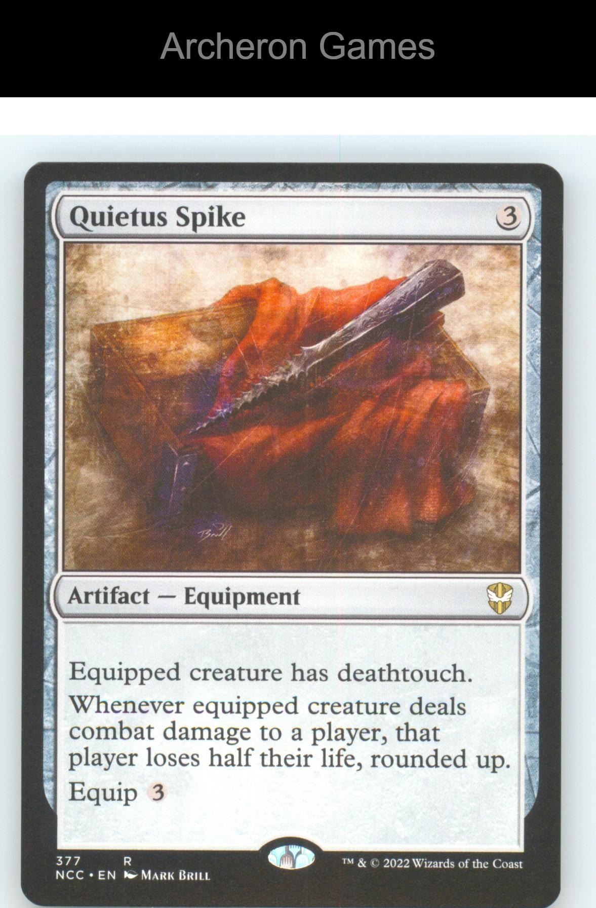 Quietus Spike NCC 377 R MTG Card NM/EX+