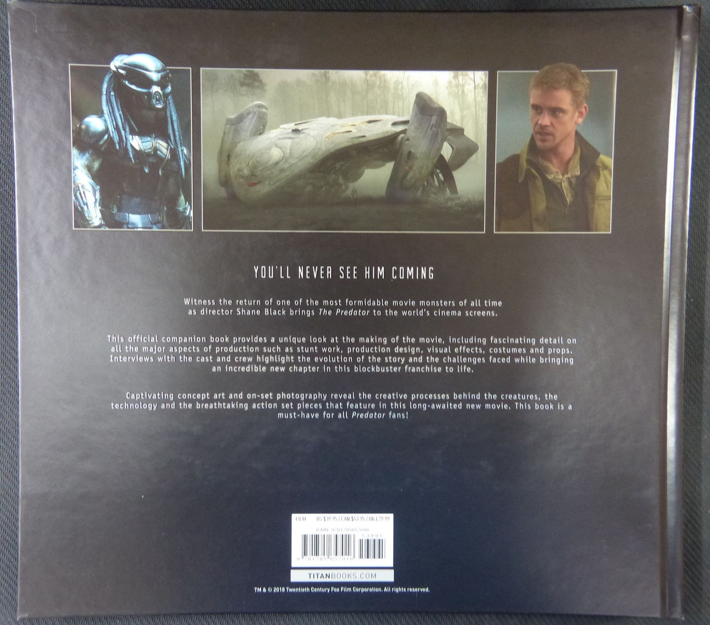 The Predator: the Art and Making of the film - Hardback - Titan book #2AG