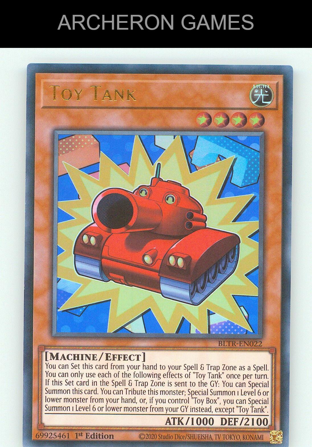 Toy Tank UR YUGIOH Card 1st Edition
