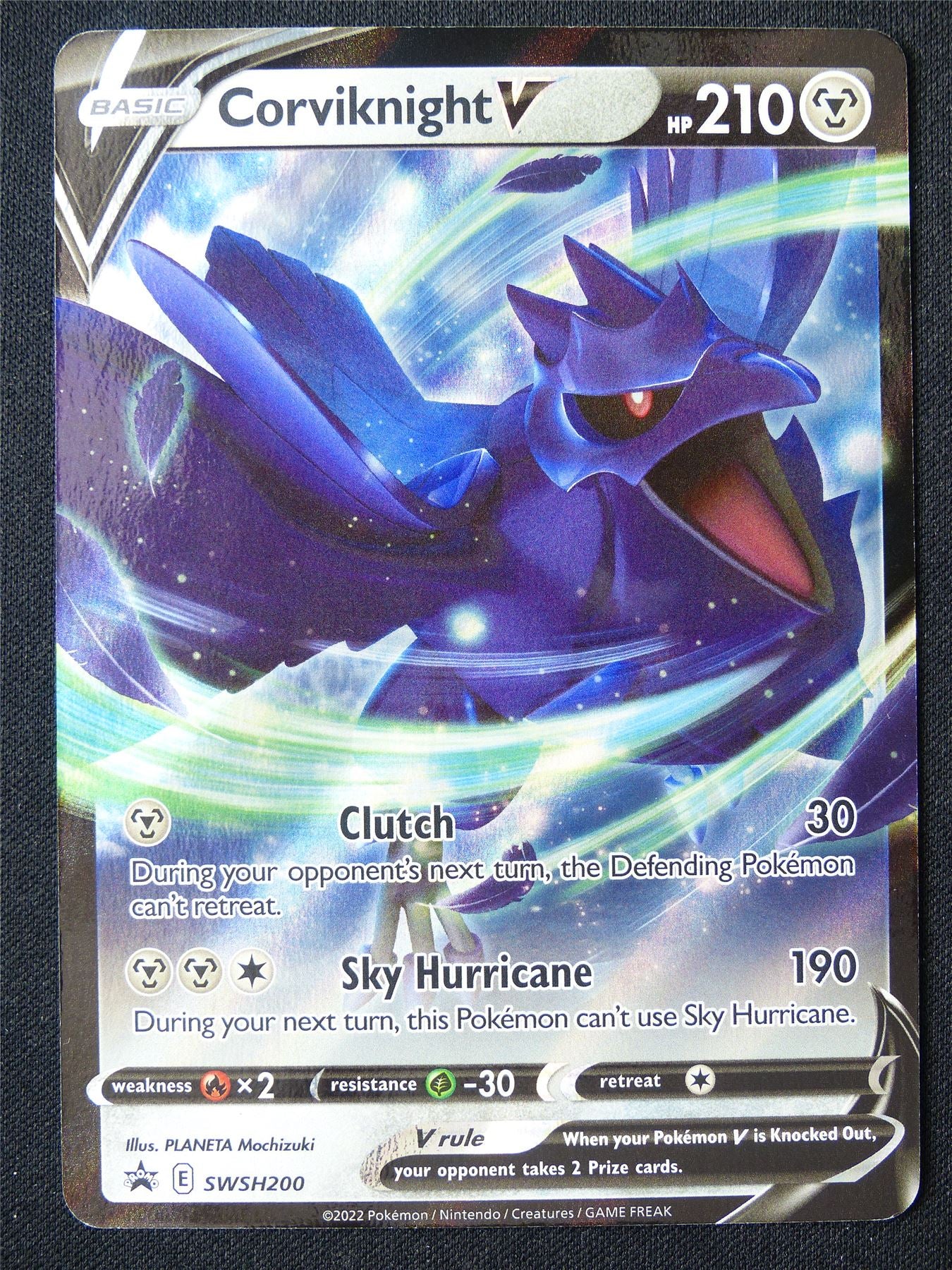 Corviknight V SWSH200 Promo Holo - Pokemon Card #1BS Corviknight V SWSH200 Promo Holo - Pokemon Card #1BS