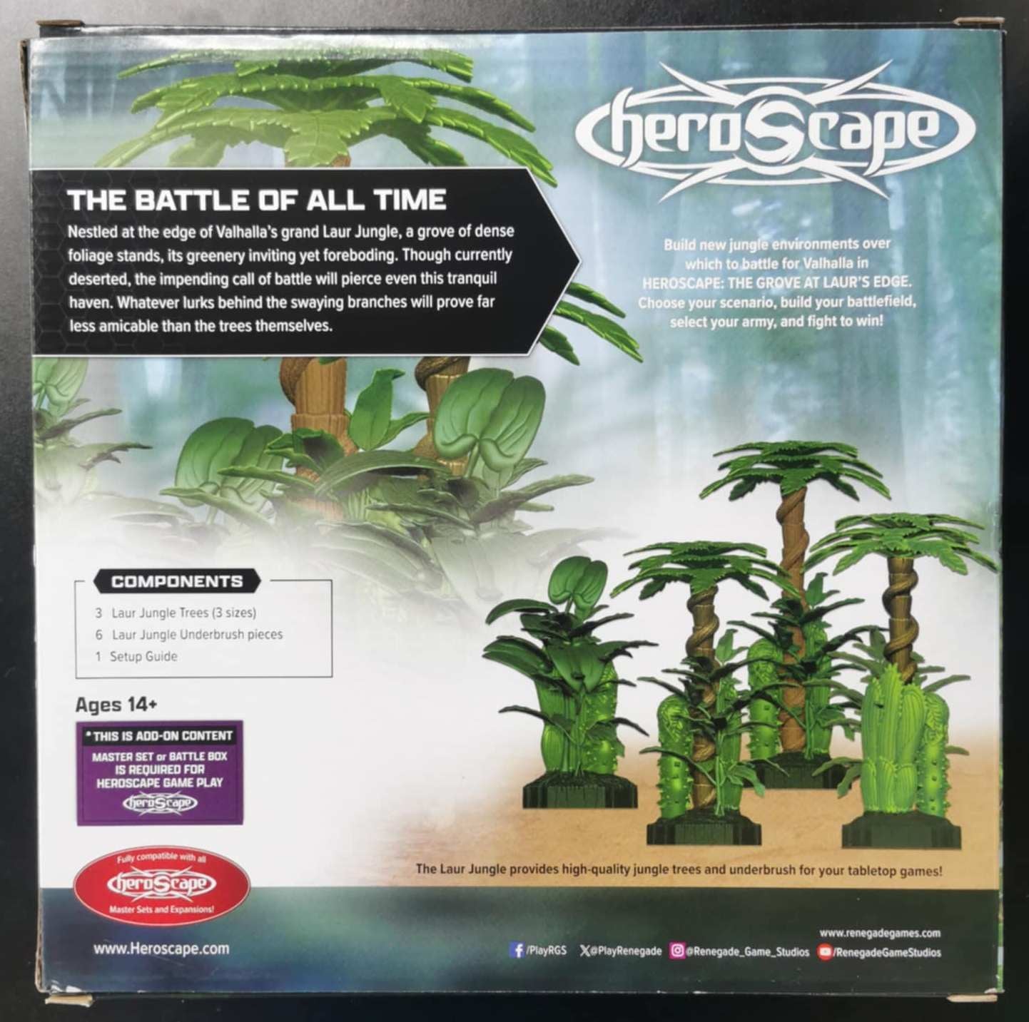 Heroscape: Terrain System: The Grove At Laur's Edge Board Game #48H