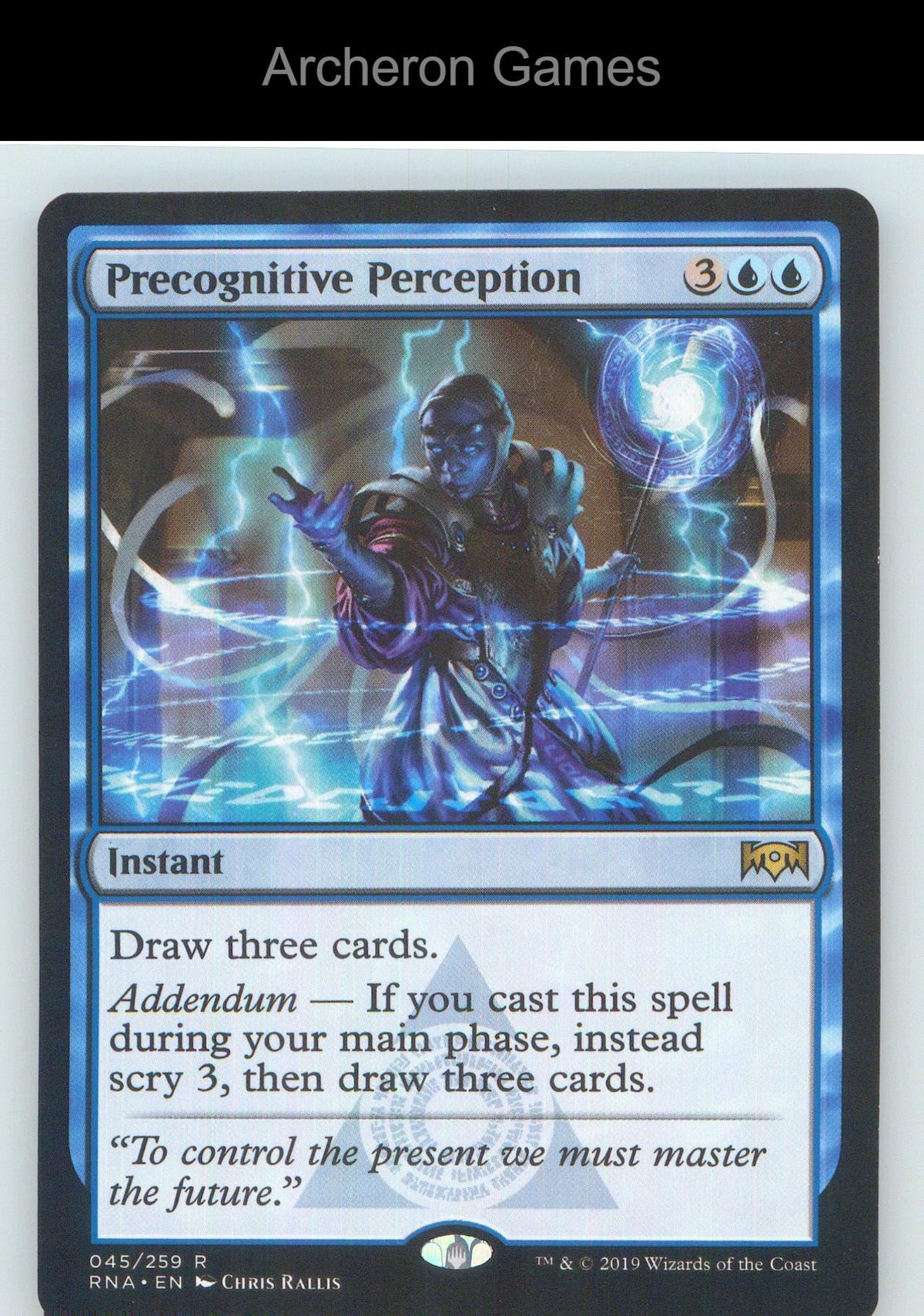 Precognitive Perception RNA 45 R MTG Card NM/EX+