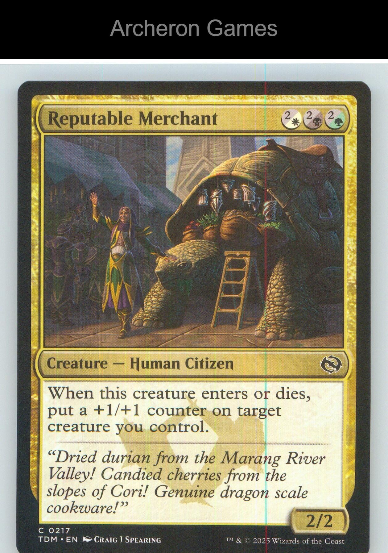 Reputable Merchant TDM 217 C MTG Card NM/EX+