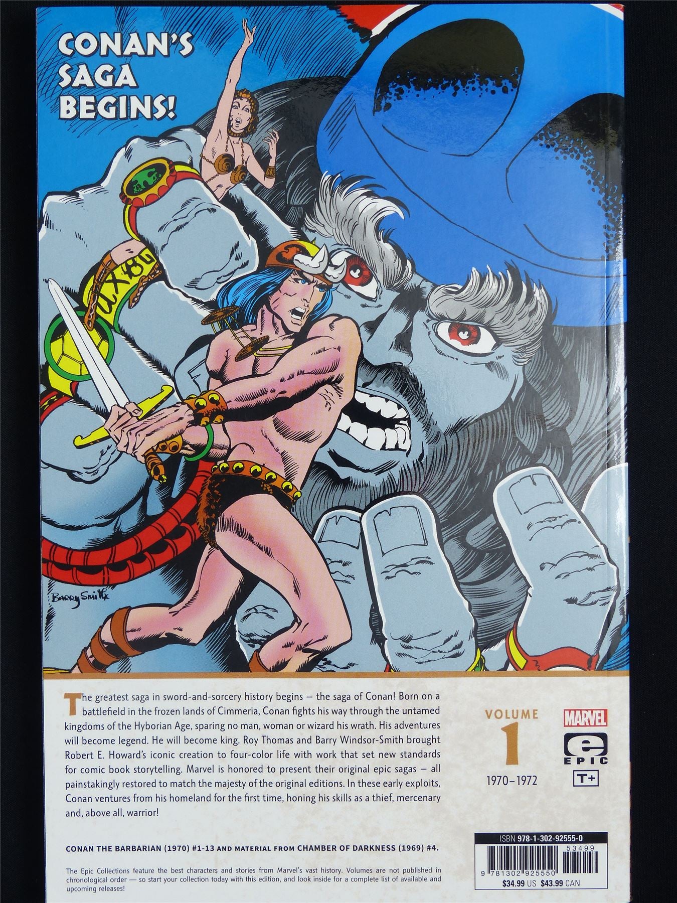 Conan the Barbarian: The Coming of Conan - Marvel Graphic Softback #2LN