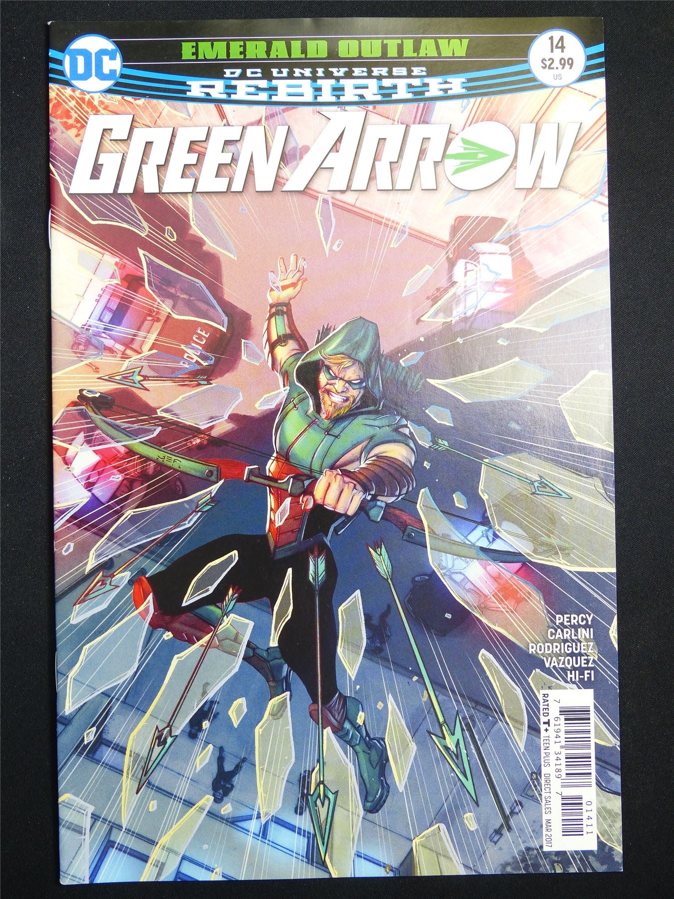 GREEN Arrow #14 Rebirth - DC Comic #2CD