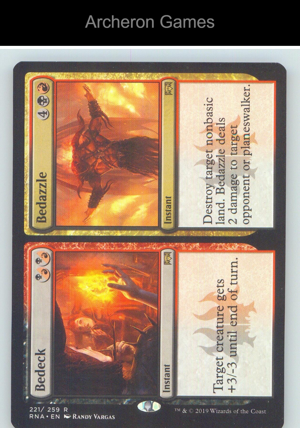 Bedeck // Bedazzle RNA 221 R MTG Card NM/EX+