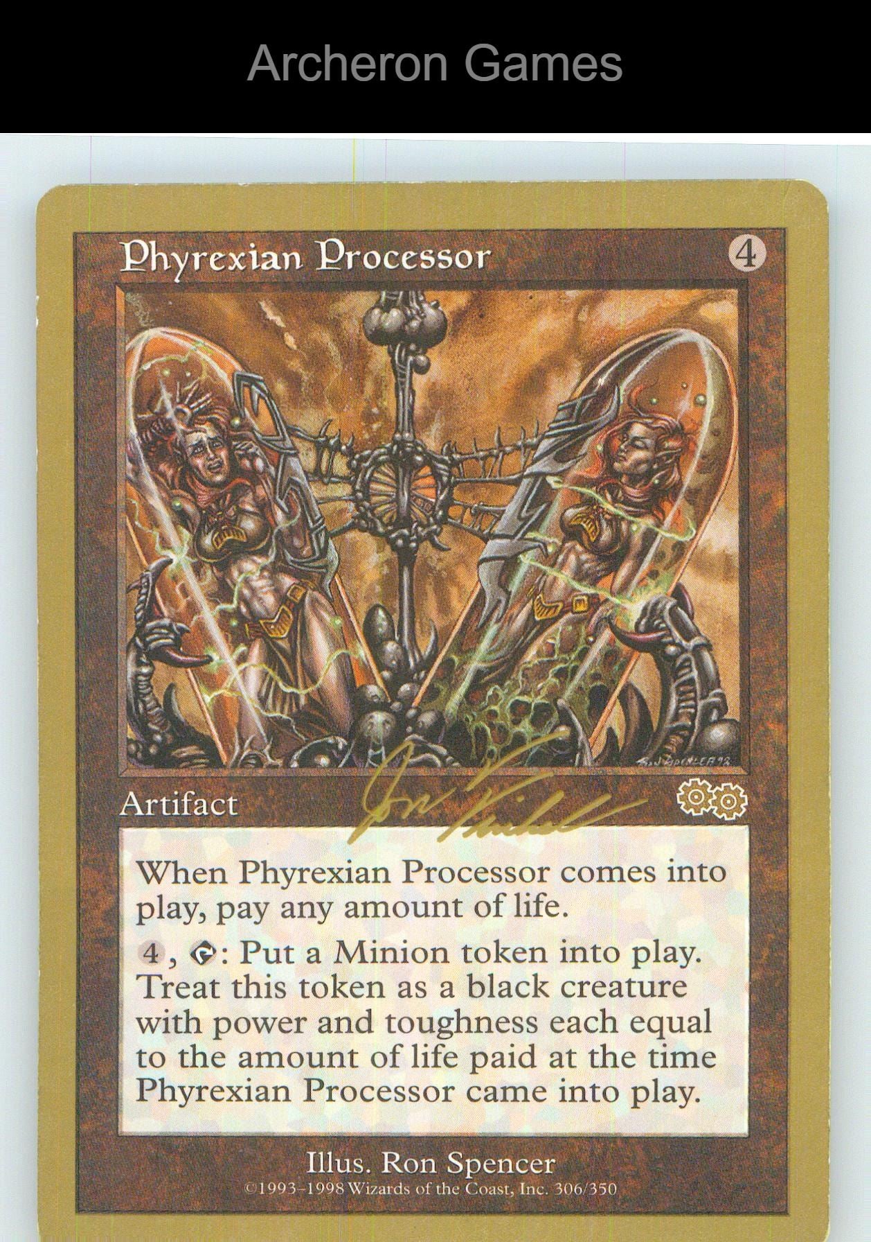 Phyrexian Processor - 2000 Jon Finkel (USG) Special MTG Card NM/EX+