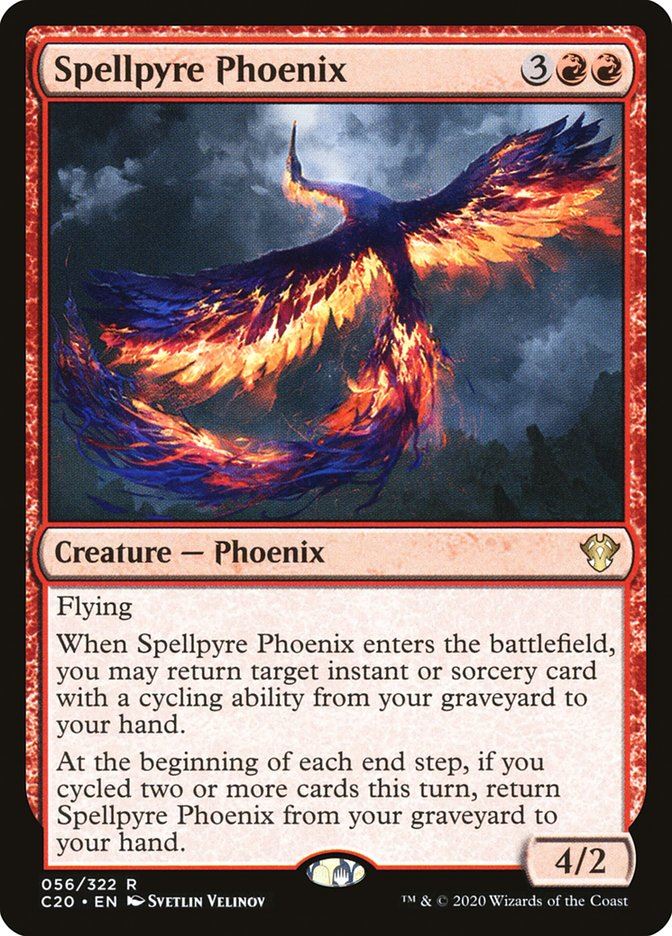 Mtg: C20 : Spellpyre Phoenix - - NM