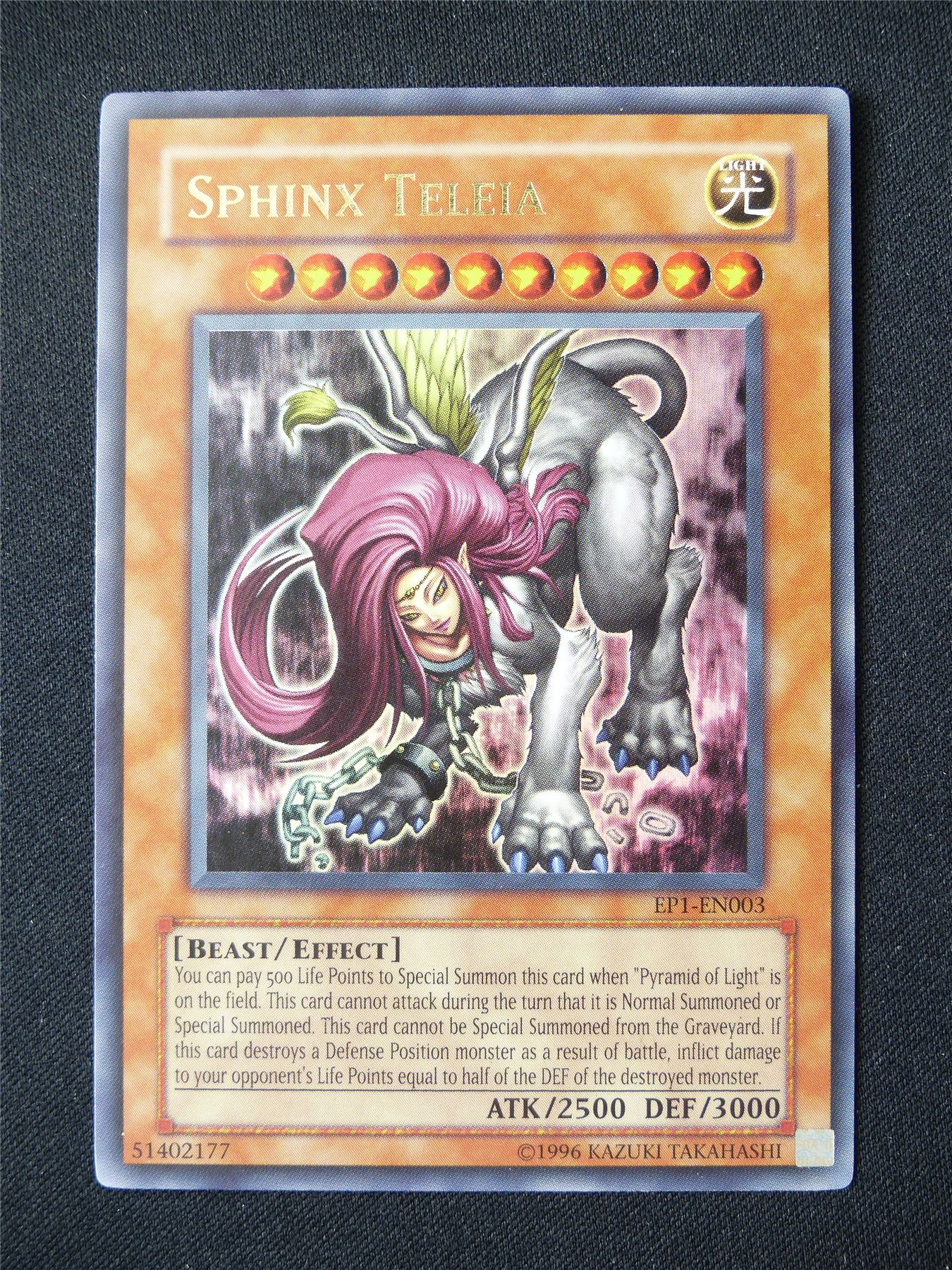 Sphinx Teleia EP1 Ultra Rare - Yugioh Card #1U8