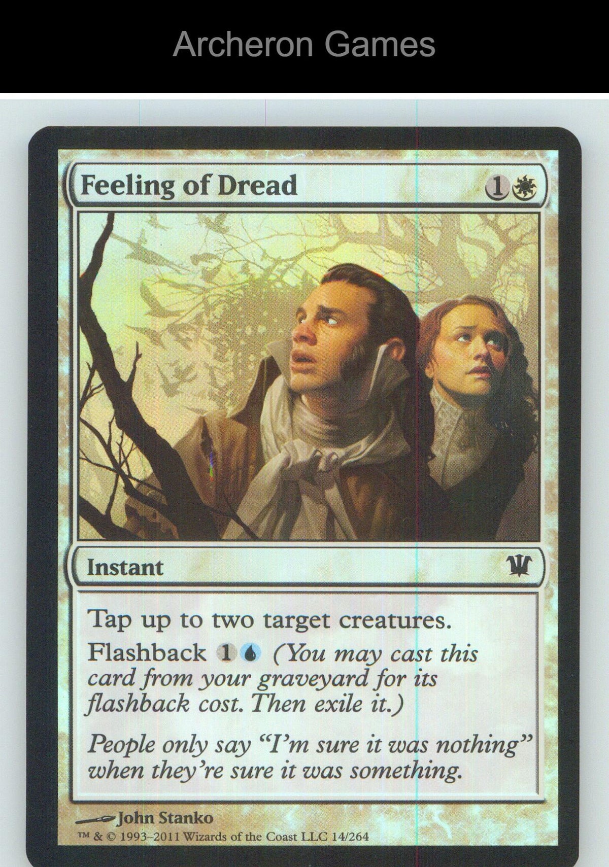 Feeling of Dread ISD 14 C MTG Card NM/EX+ Foil
