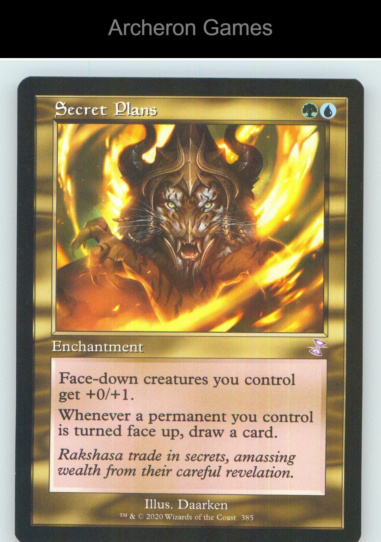 Secret Plans TSR 385 Special MTG Card NM/EX+