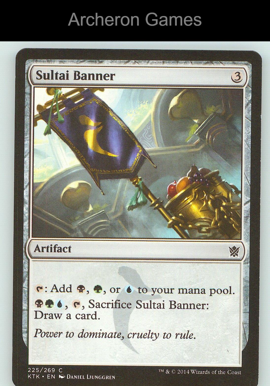 Sultai Banner KTK 225 C MTG Card NM/EX+