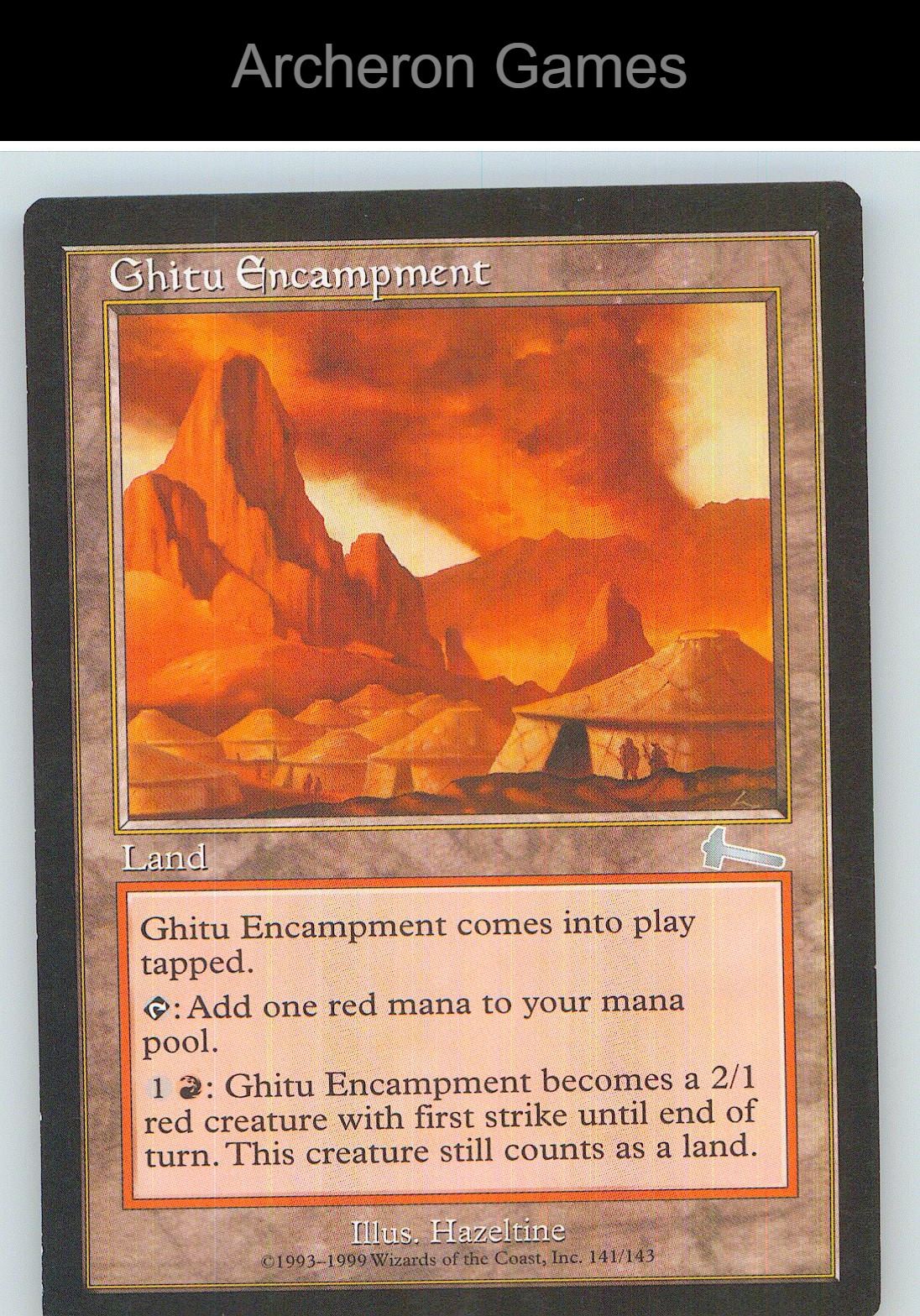Ghitu Encampment ULG 141 UC MTG Card NM/EX+