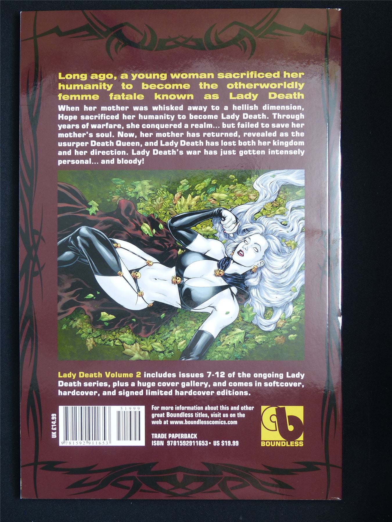 LADY Death volume 2 - Boundless Graphic Softback #1Y5