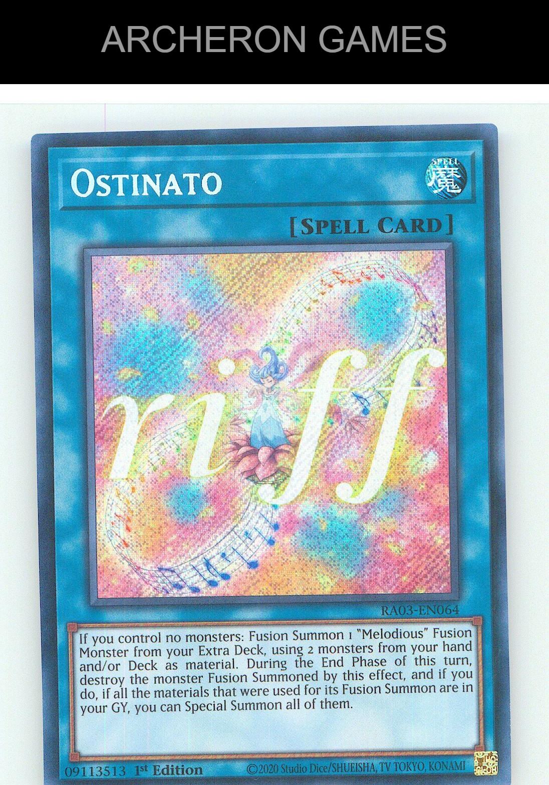Ostinato (Secret Rare) SEC YUGIOH Card 1st Edition