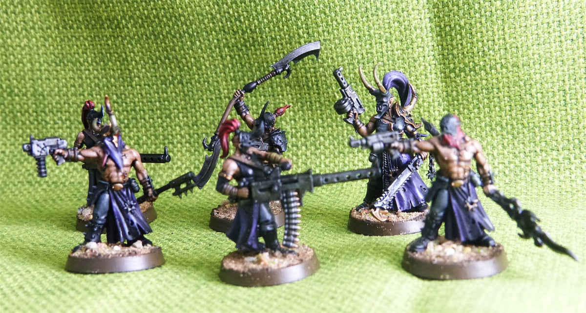 40K Cultists of the Abyss Painted 6 figures - Warhammer AoS 40k #BF