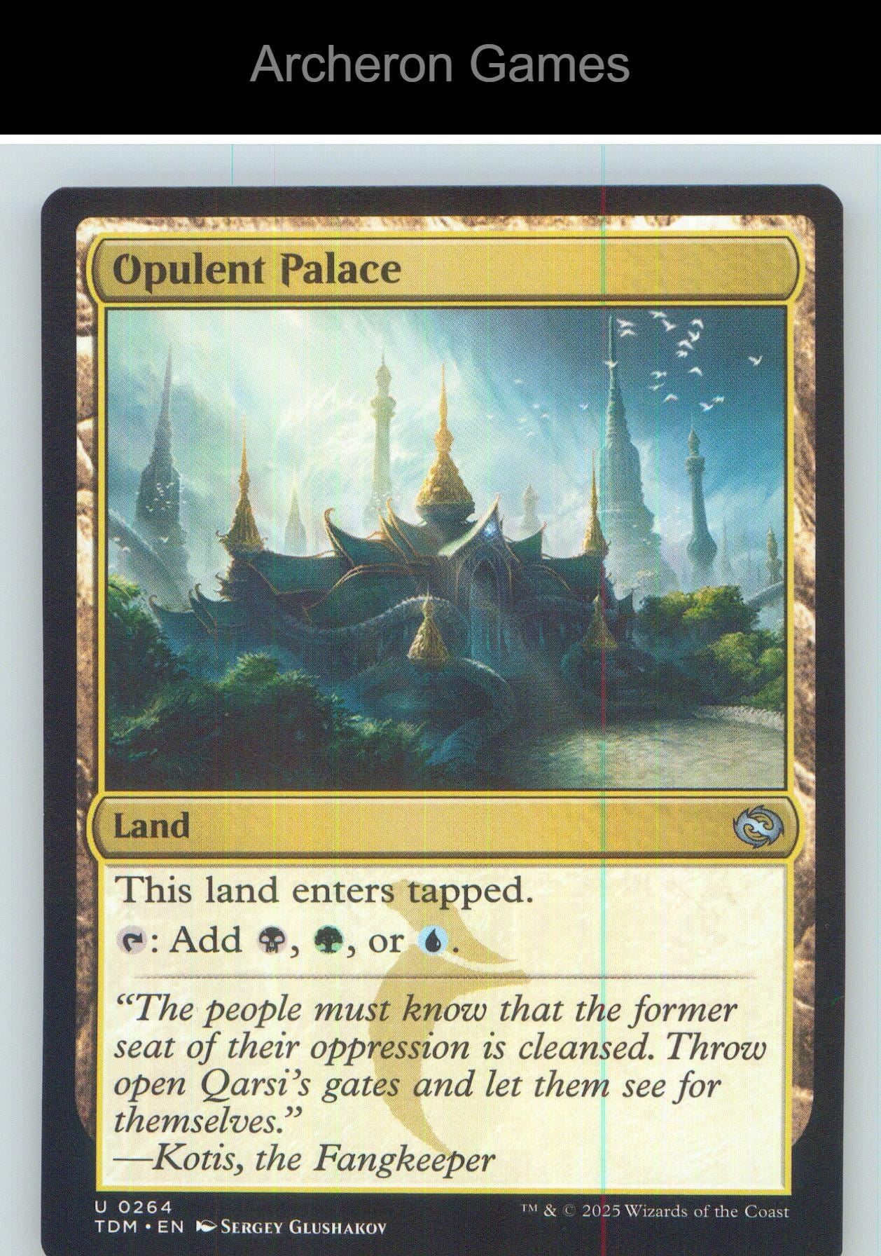 Opulent Palace TDM 264 UC MTG Card NM/EX+