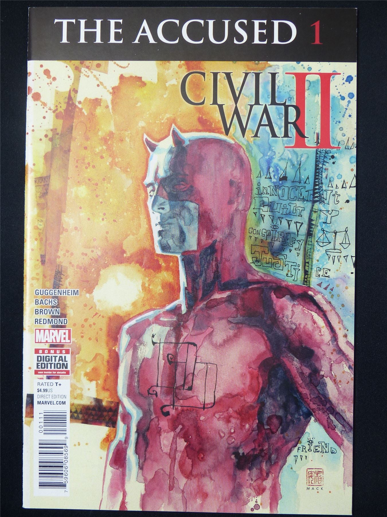 The ACCUSED #1 Civil War II - Marvel Comic #S8
