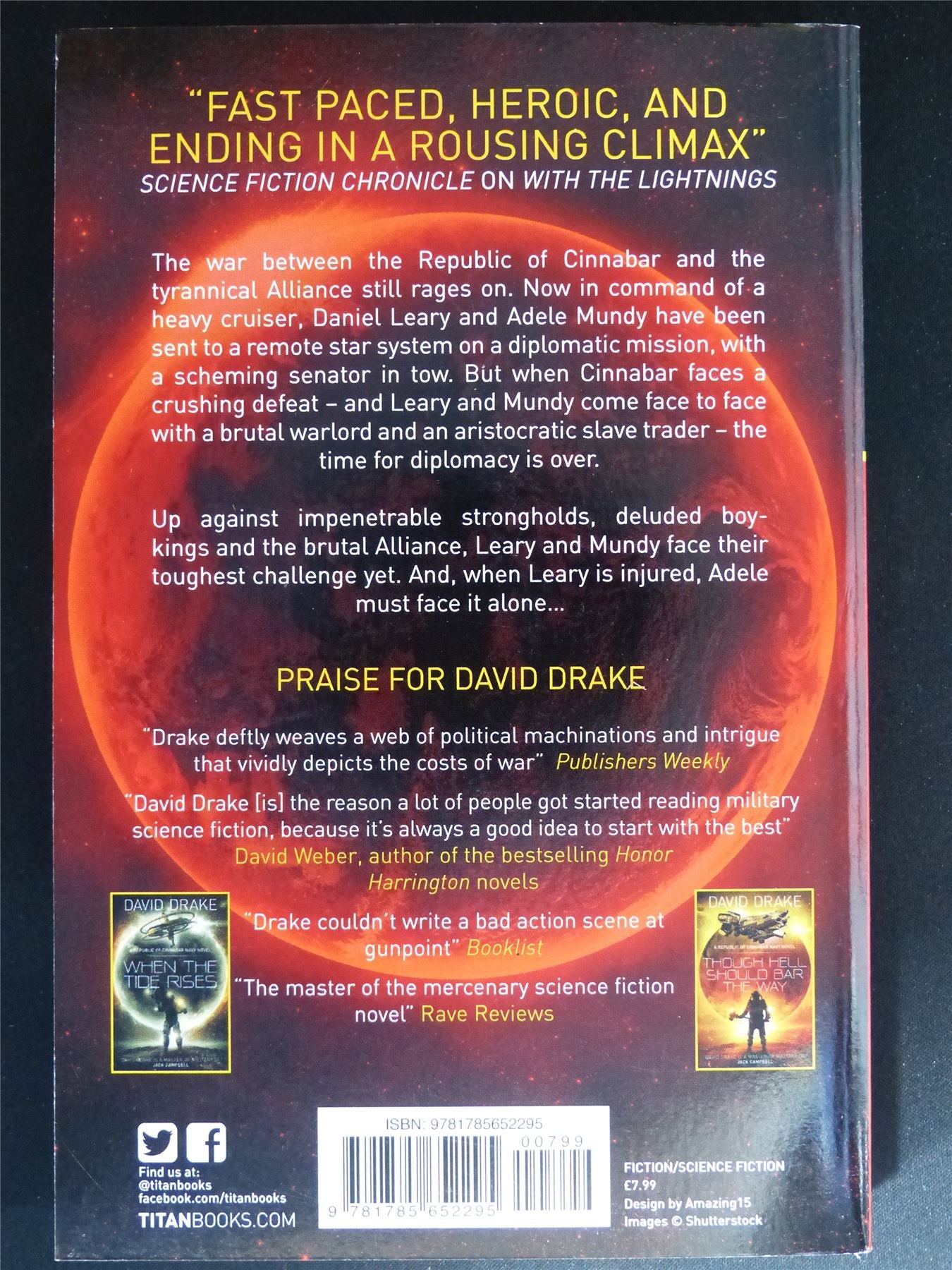 In the Stormy Red Sky: A Republic of Cinnabar Navy Novel - Titan Novel Book Softback #9W