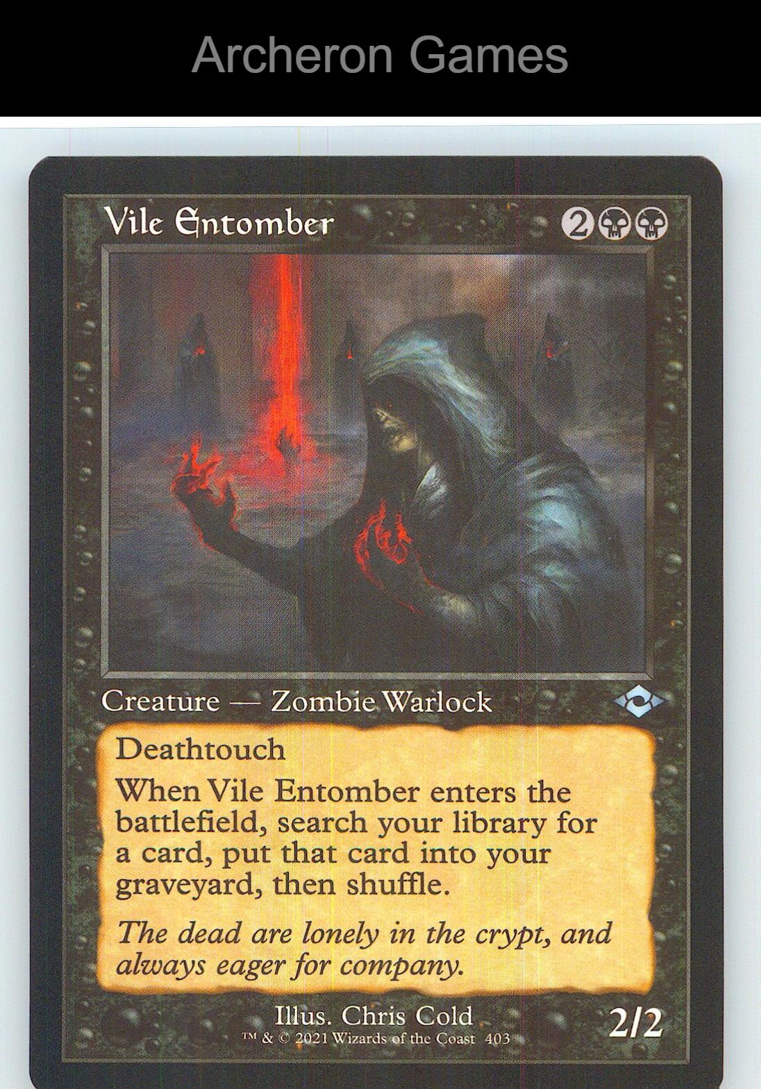 Vile Entomber (Retro Frame) MH2 403 UC MTG Card NM/EX+