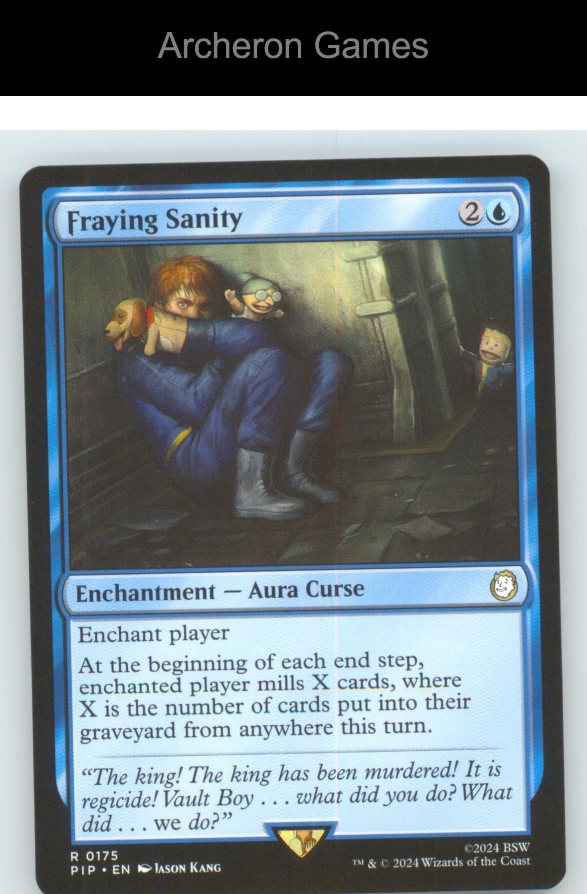 Fraying Sanity PIP 175 R MTG Card NM/EX+