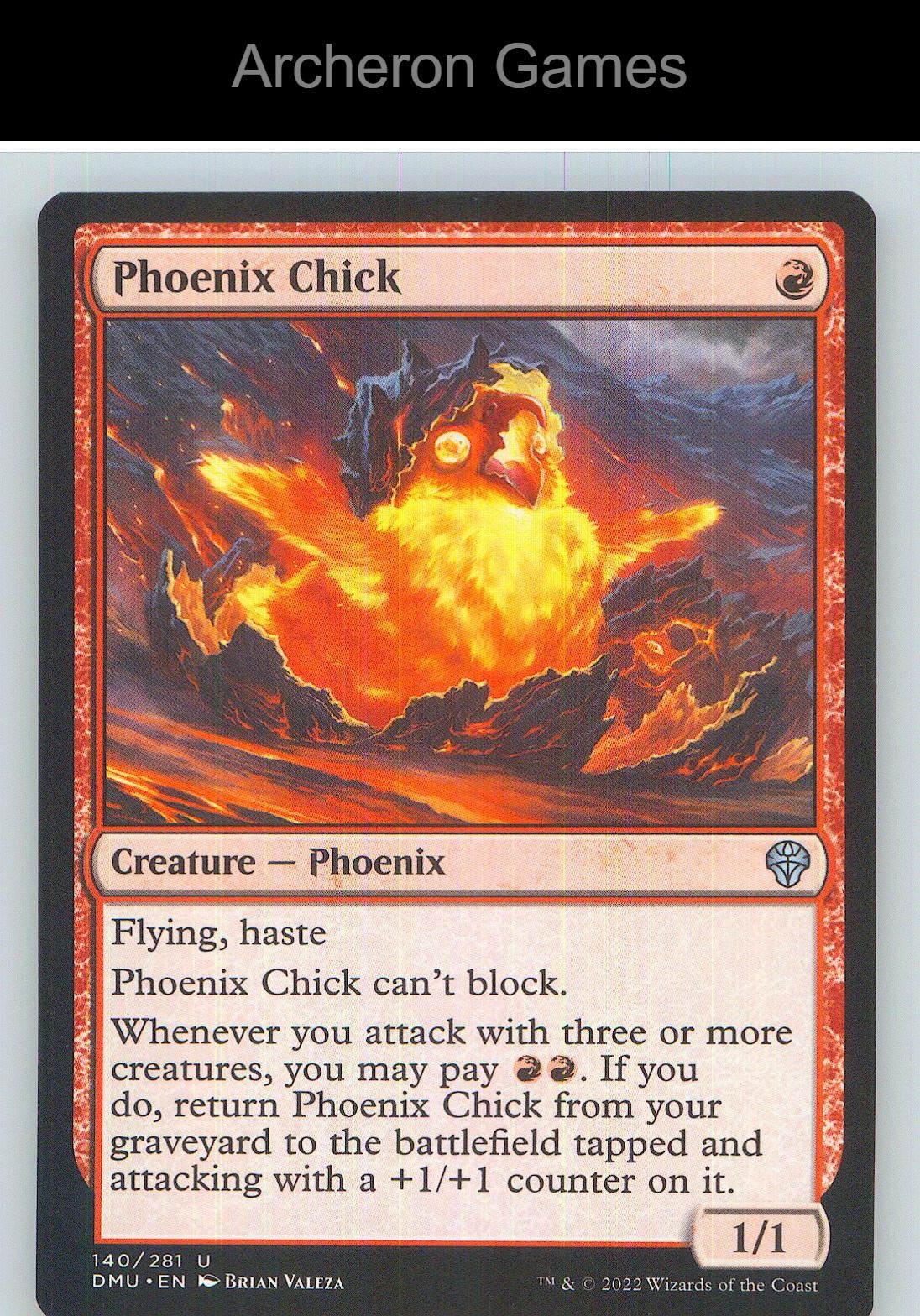 Phoenix Chick DMU 140 UC MTG Card NM/EX+