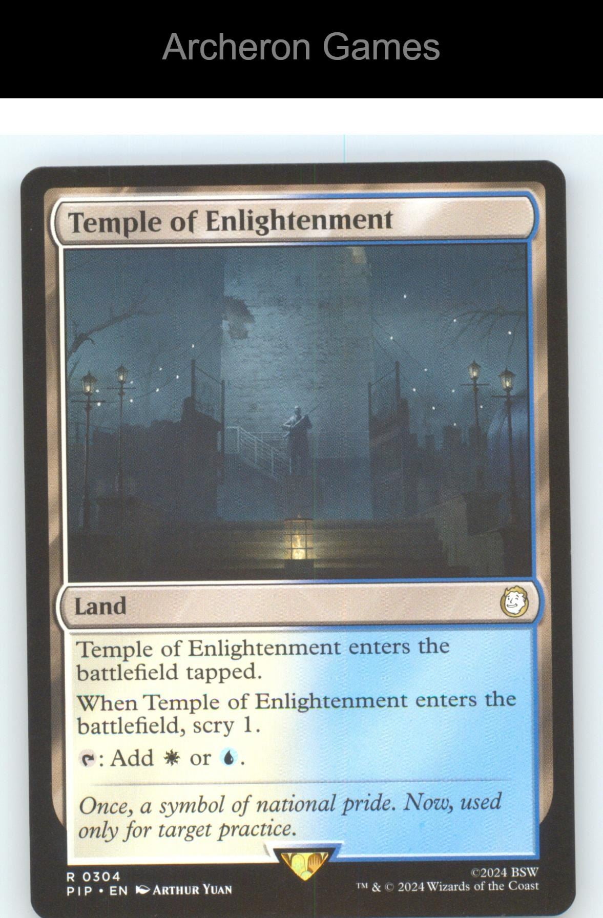 Temple of Enlightenment PIP 304 R MTG Card NM/EX+