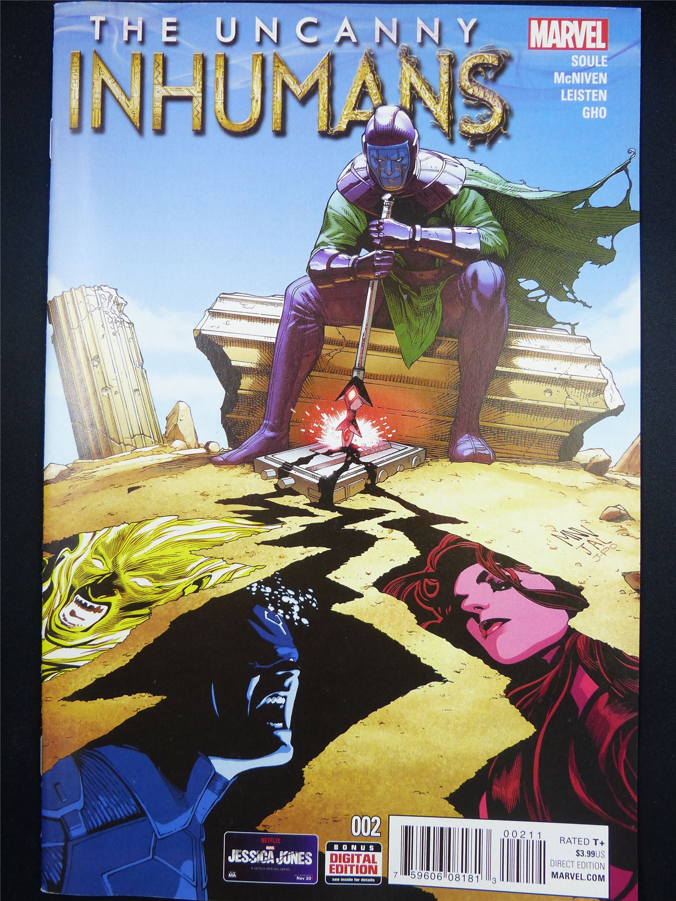 The uncanny INHUMANS #2 - Marvel Comic #4VY