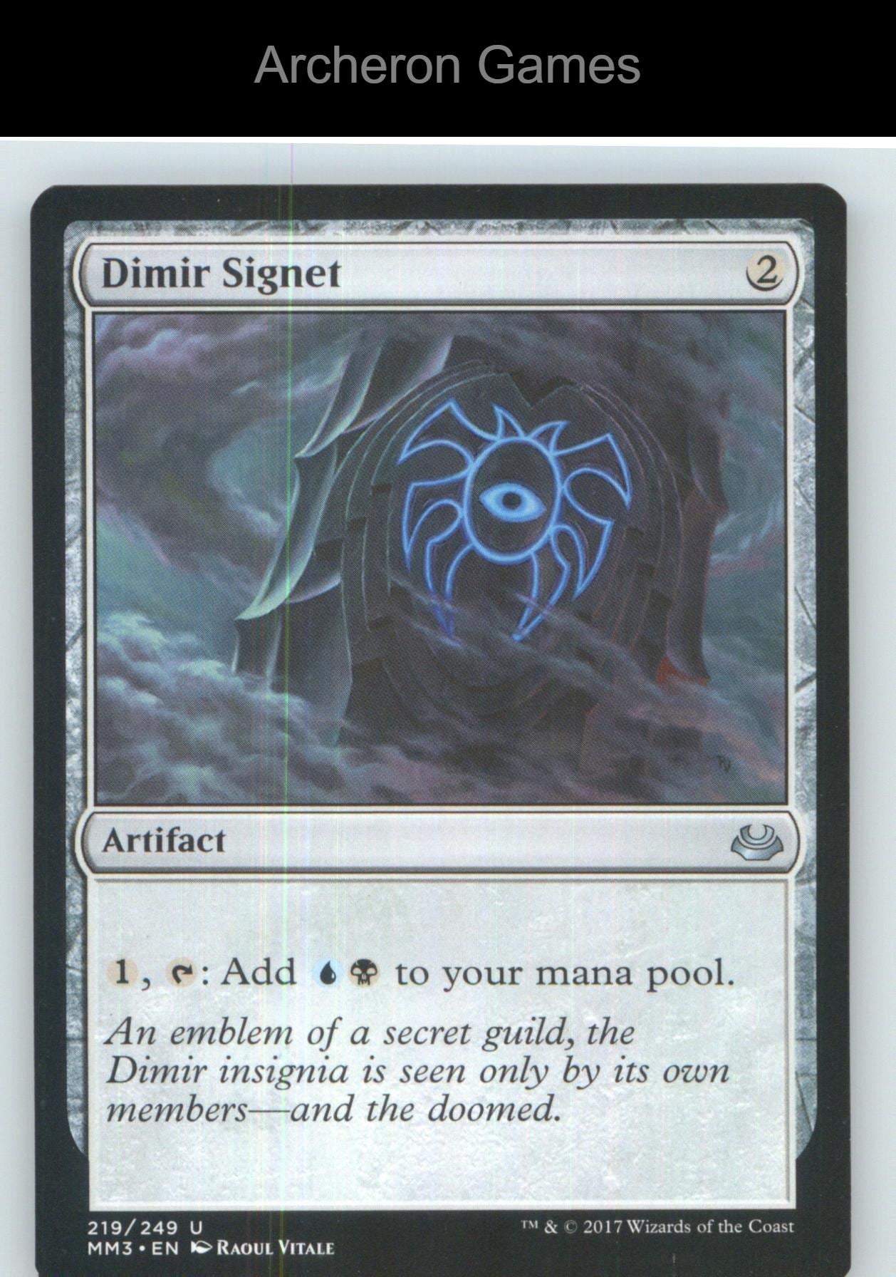 Dimir Signet MM3 219 UC MTG Card NM/EX+