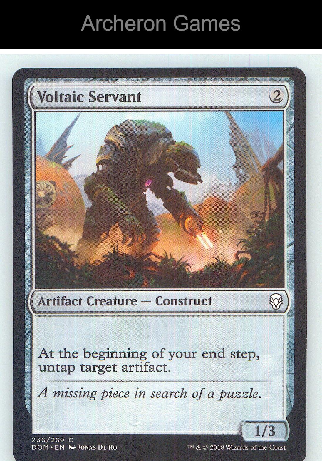 Voltaic Servant DOM 236 C MTG Card NM/EX+