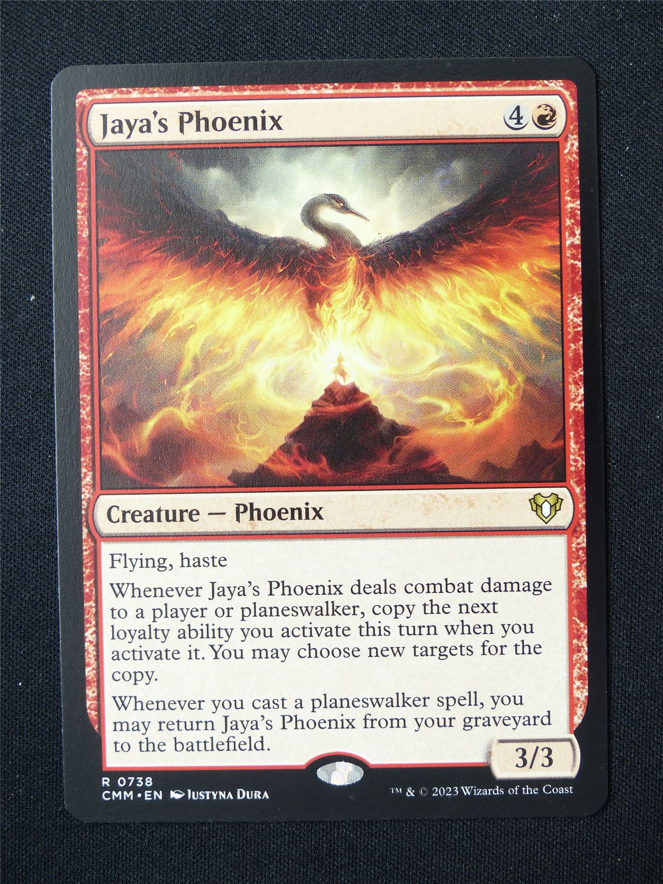 Jaya's Phoenix - CMM - Mtg Card #1X